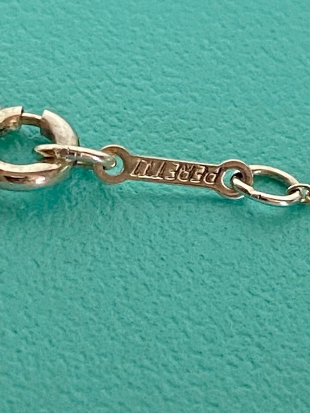 Tiffany & Co. Elsa Peretti Mini Bean Necklace Sterling Silver 17” - Picture 8 of 8